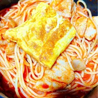 チキンとトマトのパスタ|あかりさん