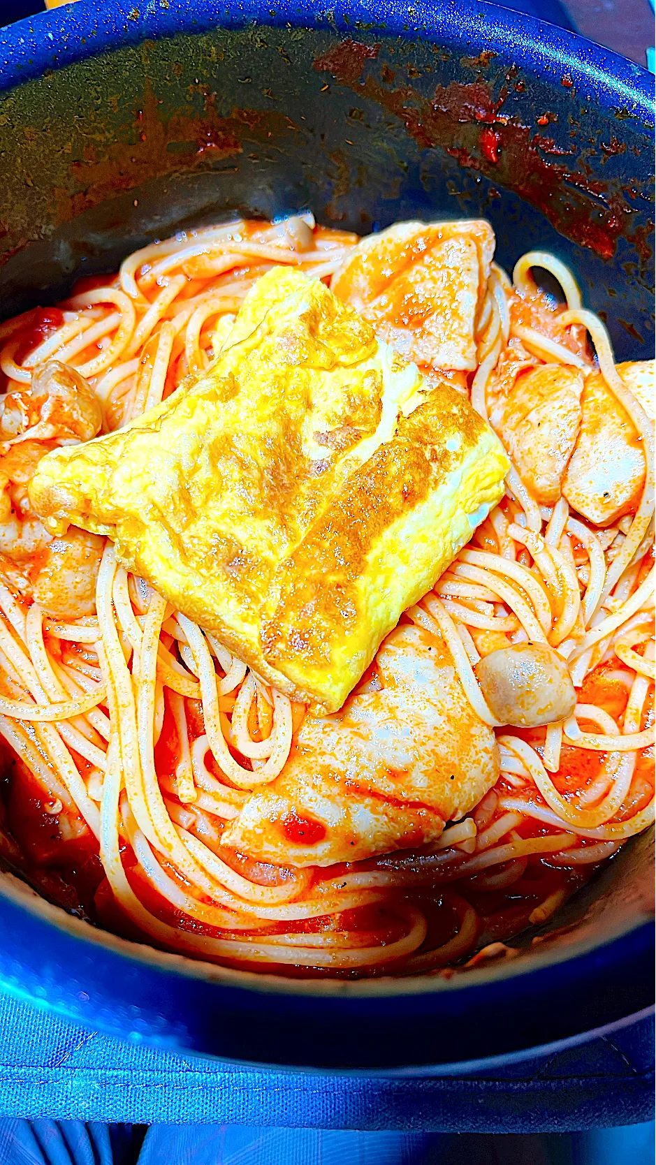 チキンとトマトのパスタ|あかりさん