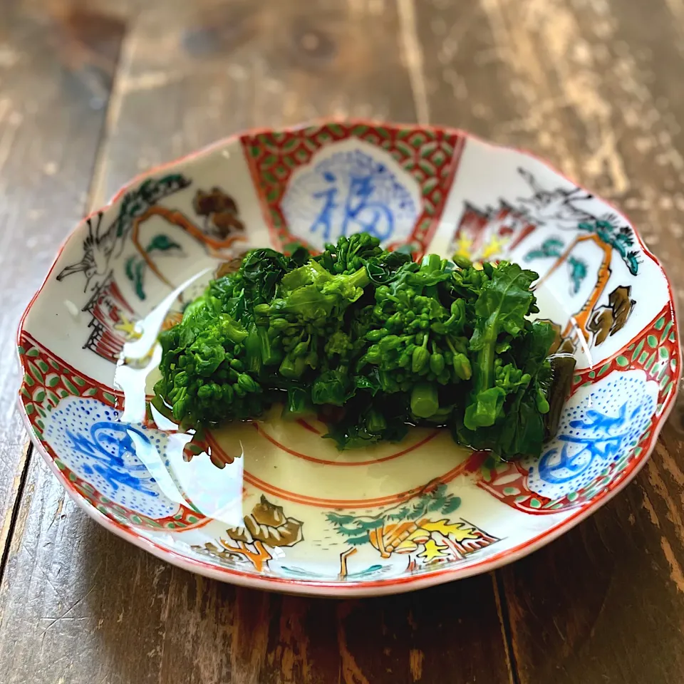 Snapdishの料理写真:アッチさんの料理 菜の花のつゆだくおひたし|七海さん