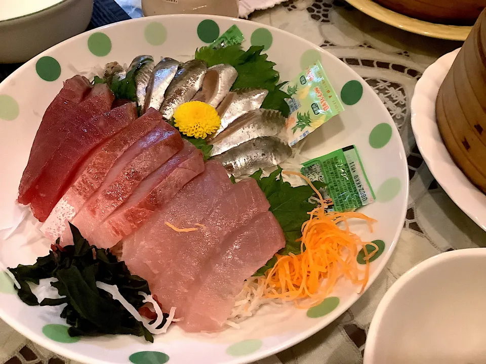 Snapdishの料理写真:美味しいお刺身🐟😋|アライさんさん