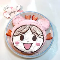 赤ちゃんマンのケーキ|ooooさん