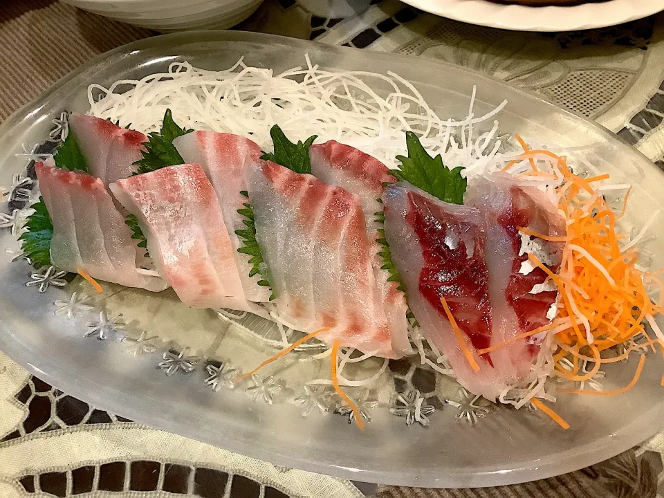 白身魚のお刺身🐟😋|アライさんさん