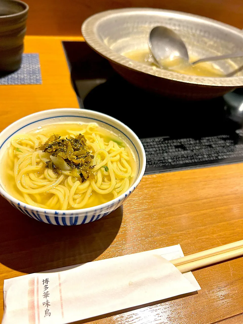 【福岡・博多華味鳥】水炊き 〆のちゃんぽん麺|Tak@さん