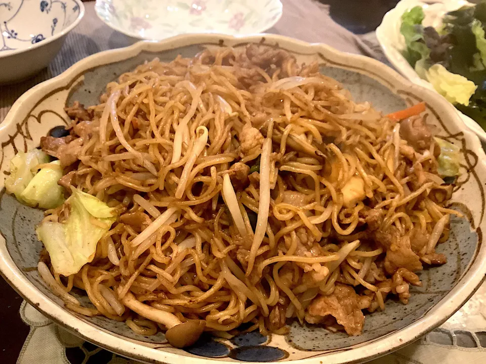 ソース焼きそば😋|アライさんさん