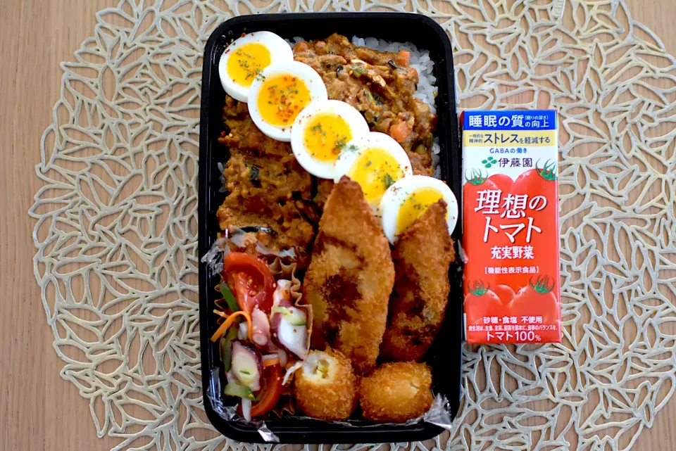 娘弁当『鯖缶キーマカレー』|dra-kichiさん