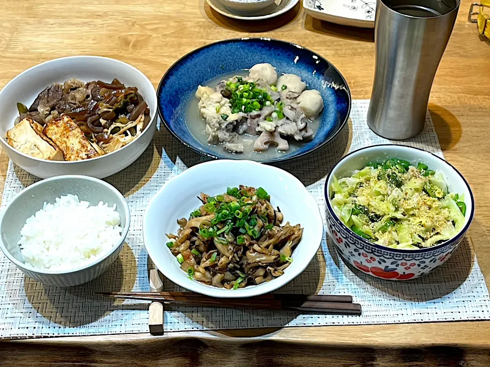 3.１６夕飯😋和食責めです😋|よこぴさん