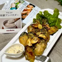 Snapdishの料理写真:牡蠣のガーリックソテー