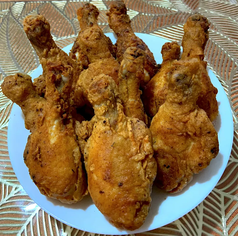 Less breading fried chicken 😋|Ahnneさん