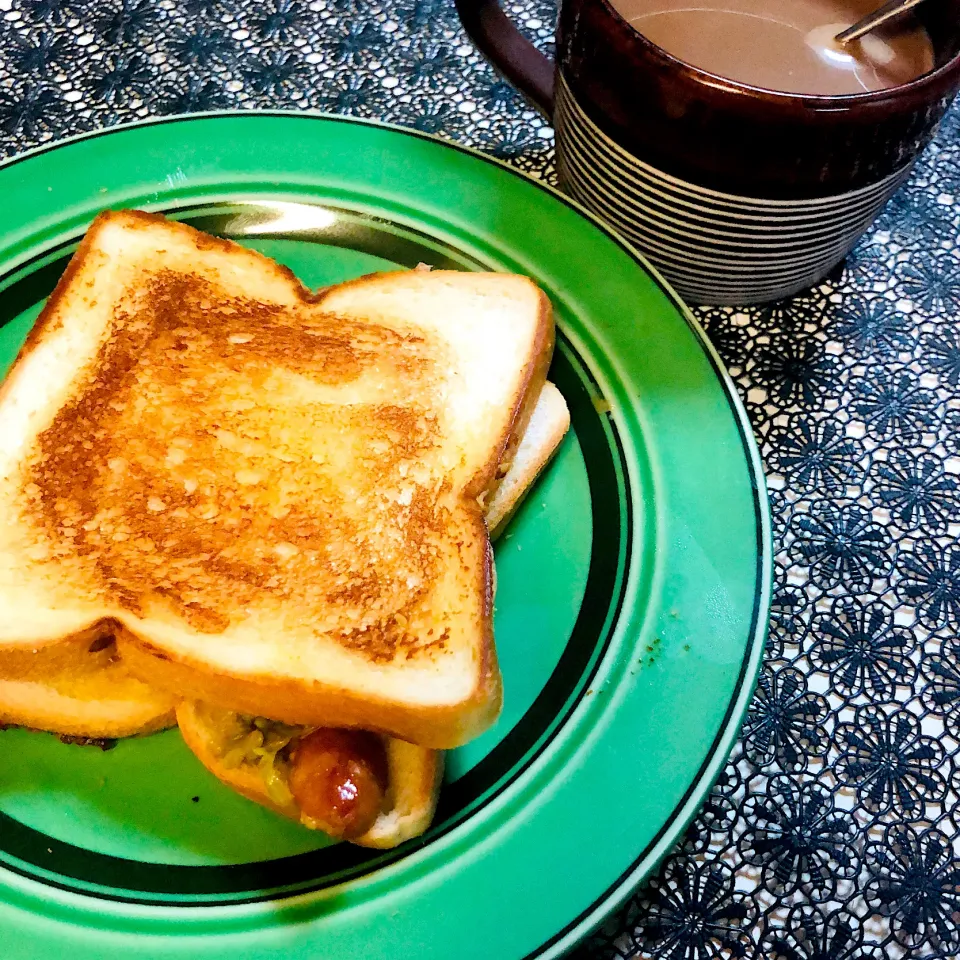 Snapdishの料理写真:ホットサンド🥪|ユミさん