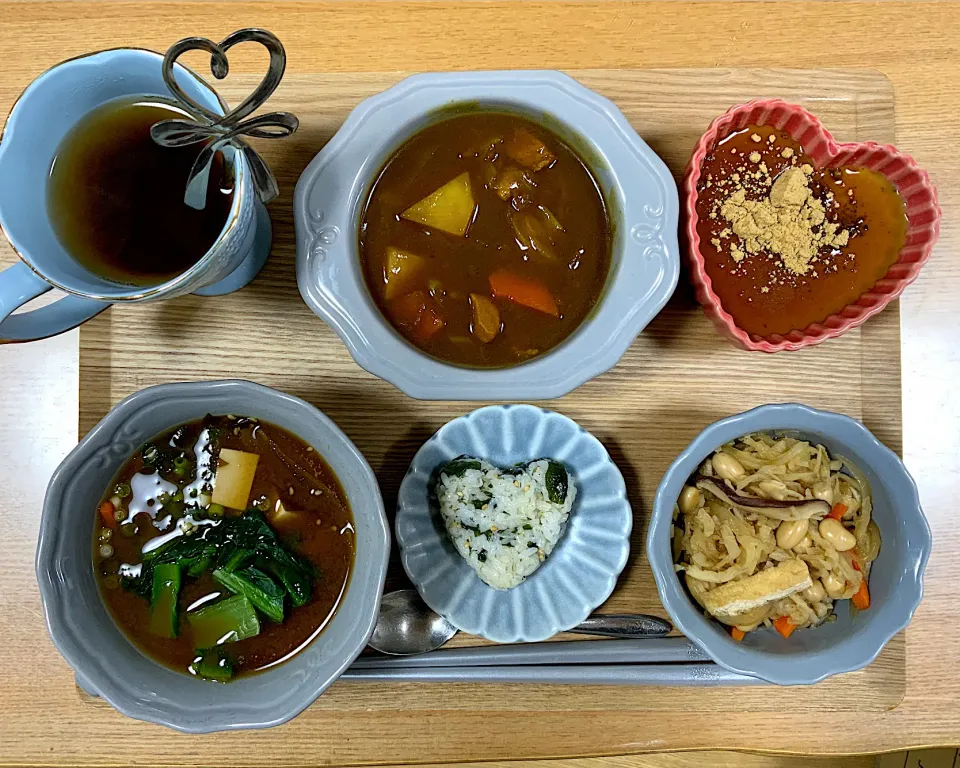 鶏もも肉とネギとお野菜の和風カレー献立♡|ekoneko❤︎さん