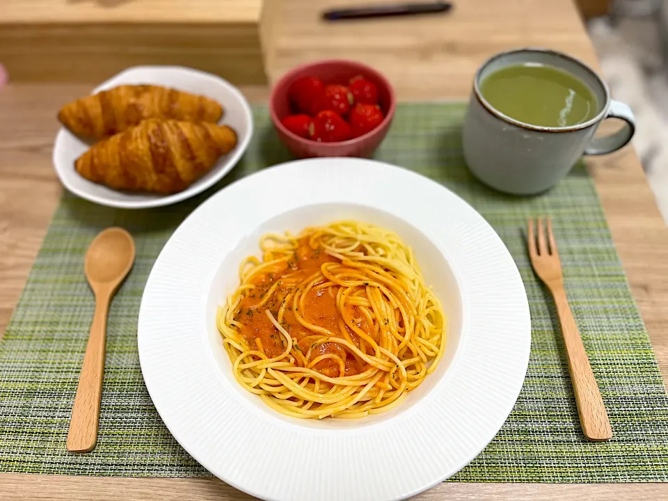 トマトクリームパスタ🍝|かなこさん