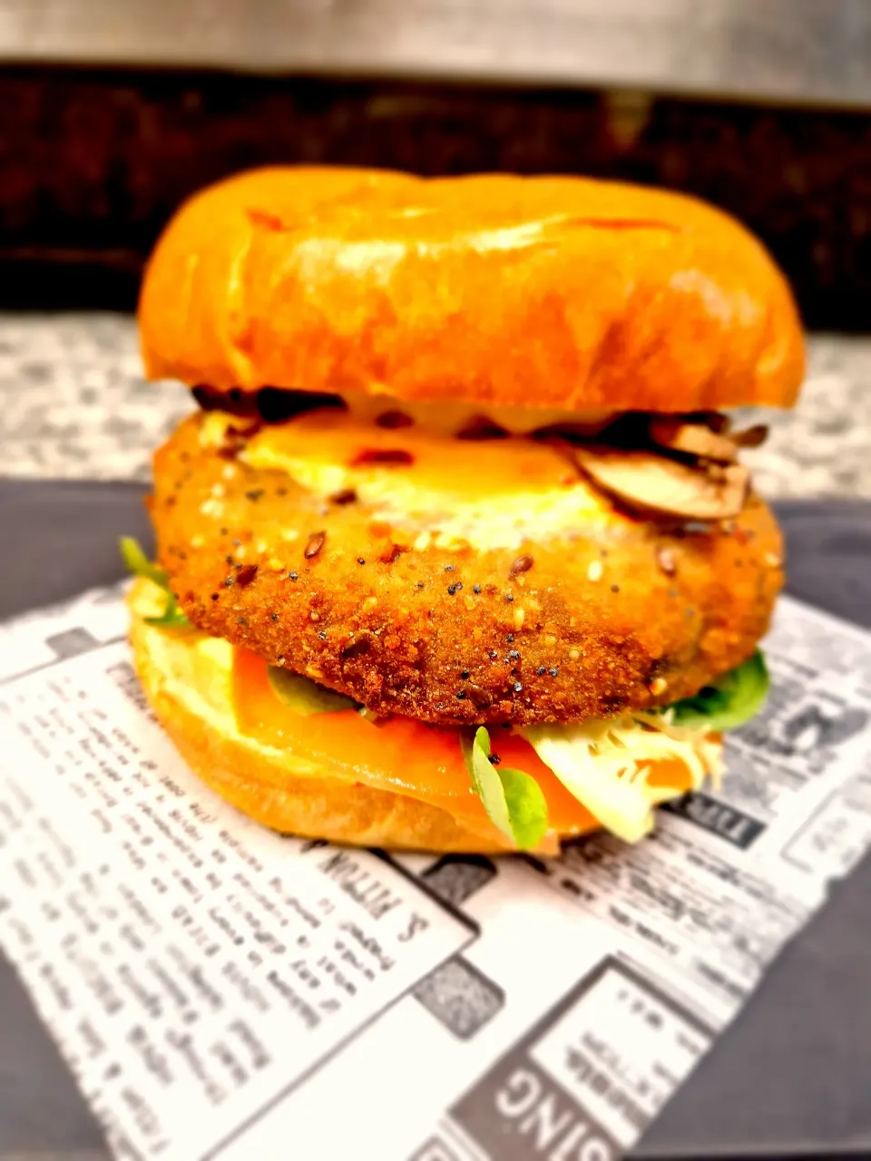 Snapdishの料理写真:Hamburguesa de quinoa|Veronica Guarnieriさん