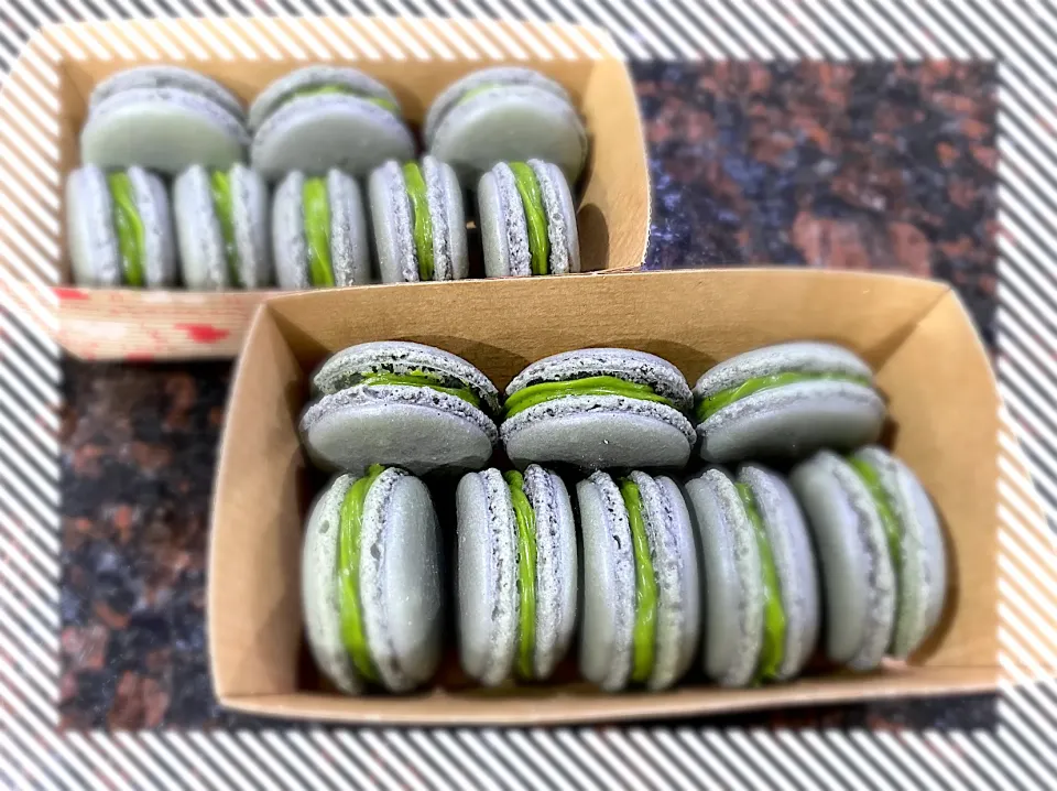 Matcha White Chocolate Macaron|Little_Sさん