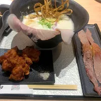 Snapdishの料理写真:外食ラーメン　座銀　はじめてです|Mzkさん