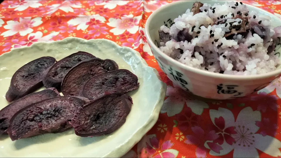 💜紫芋ご飯

💜紫芋の干芋|みよぱさん