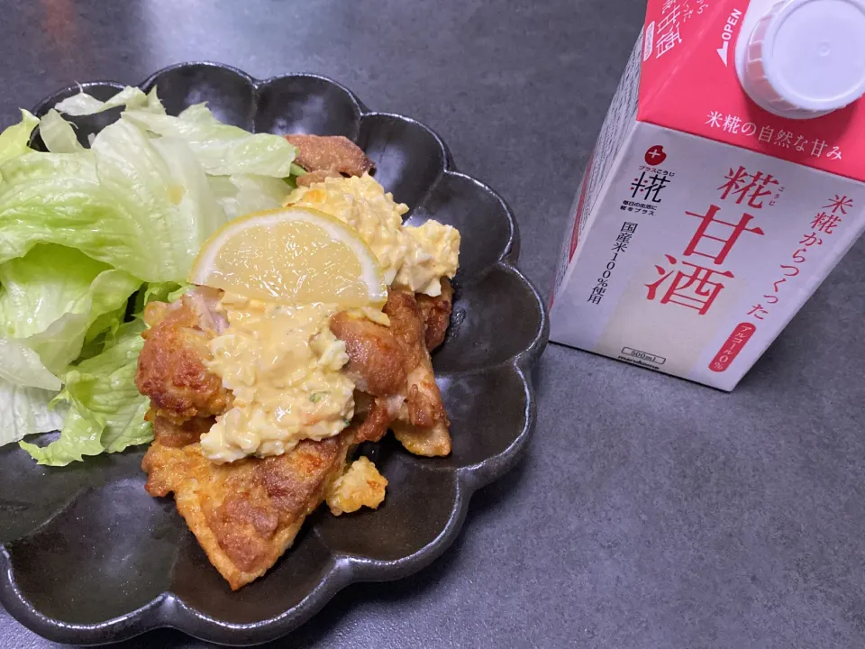 甘酒ダレとタルタルソースのチキン南蛮|ちぐけんさん