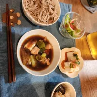 つけ蕎麦であったり晩御飯|はるかさん