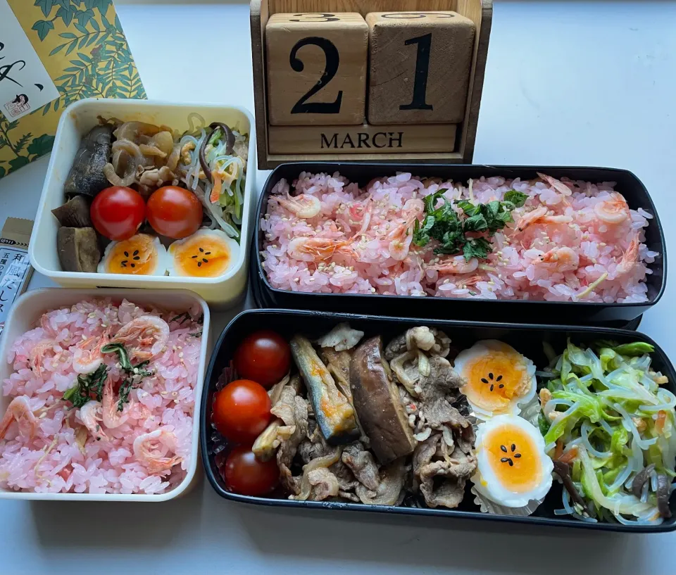 桜えびの炊き込みご飯弁当|sana.ayaさん