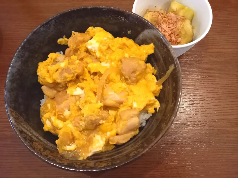 親子丼　焼きなす🍆|🍏りんご🍎さん