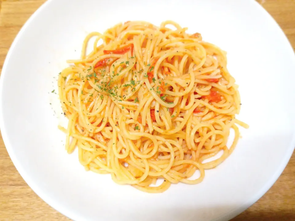 ミニトマトのパスタ🍝♡|nさん