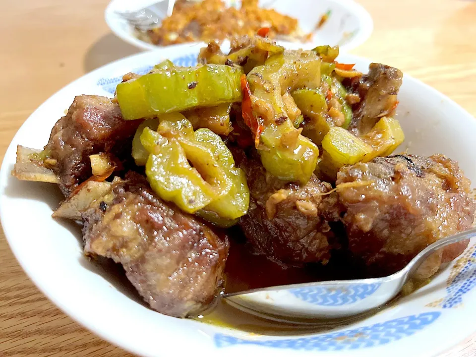 Bitter gourd spicy pork ribs|Florrieさん