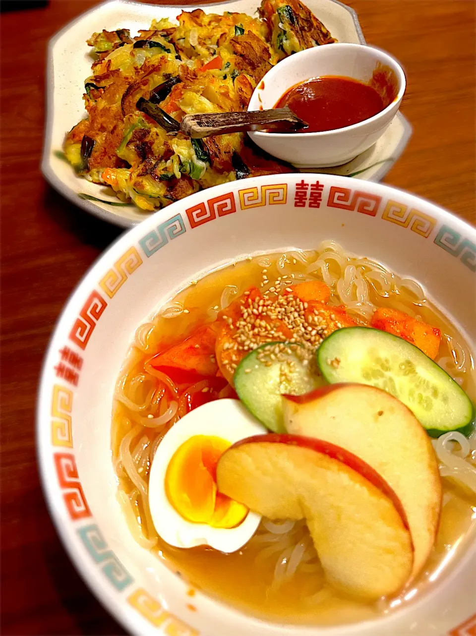 盛岡冷麺と豆腐チヂミ|tun223さん