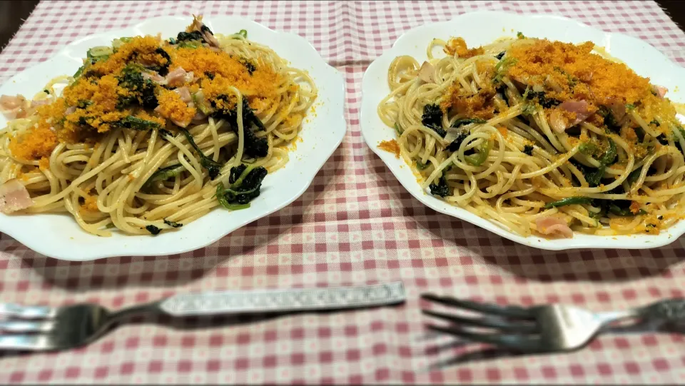 🍝からすみパスタ|みよぱさん