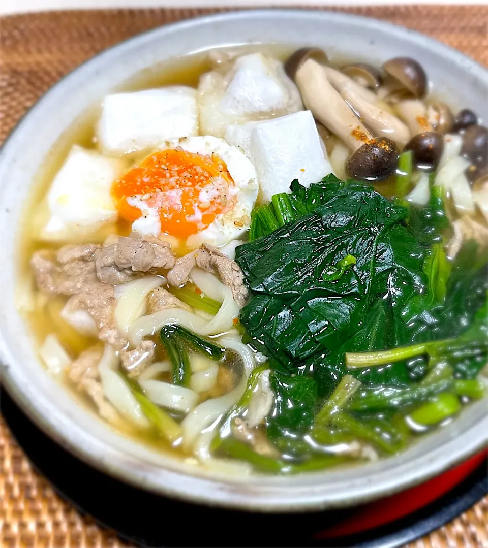 Snapdishの料理写真:チカラ餅肉うどん|Noriyuki Saitoさん