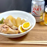 Snapdishの料理写真:手羽元と大根の煮物|ごはんとおつまみ🍺さん