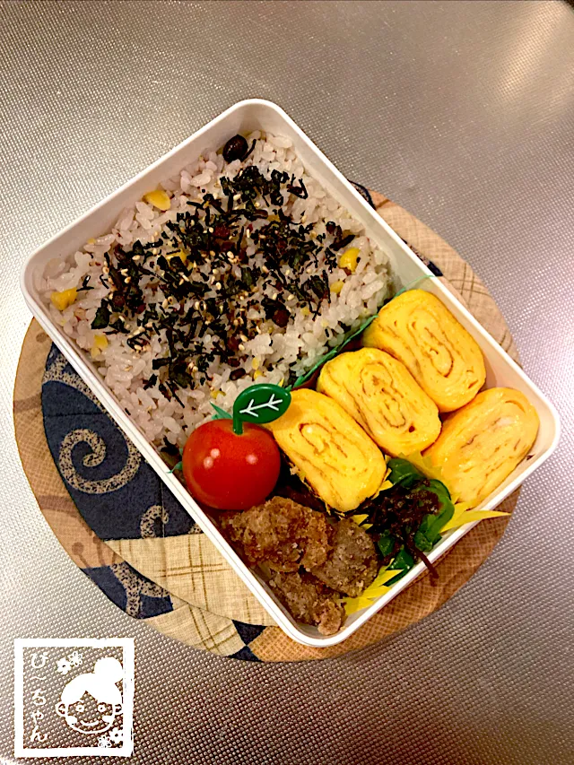 旦那様用⭐︎おかず少なめ弁当28日目。|☆ぴ〜ちゃん☆さん