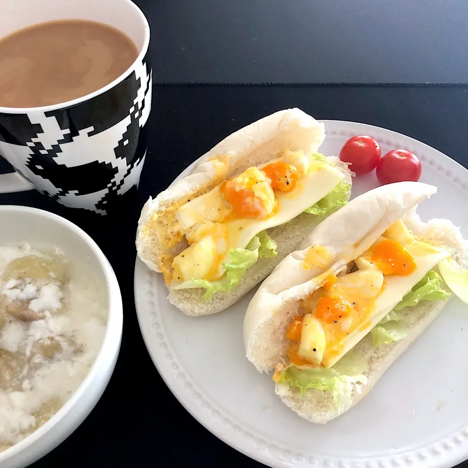 9:44 たまごサンド🥪|へれ子さん