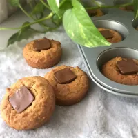 ピーナッツバターカップクッキー
Peanut Butter Cup Cookies