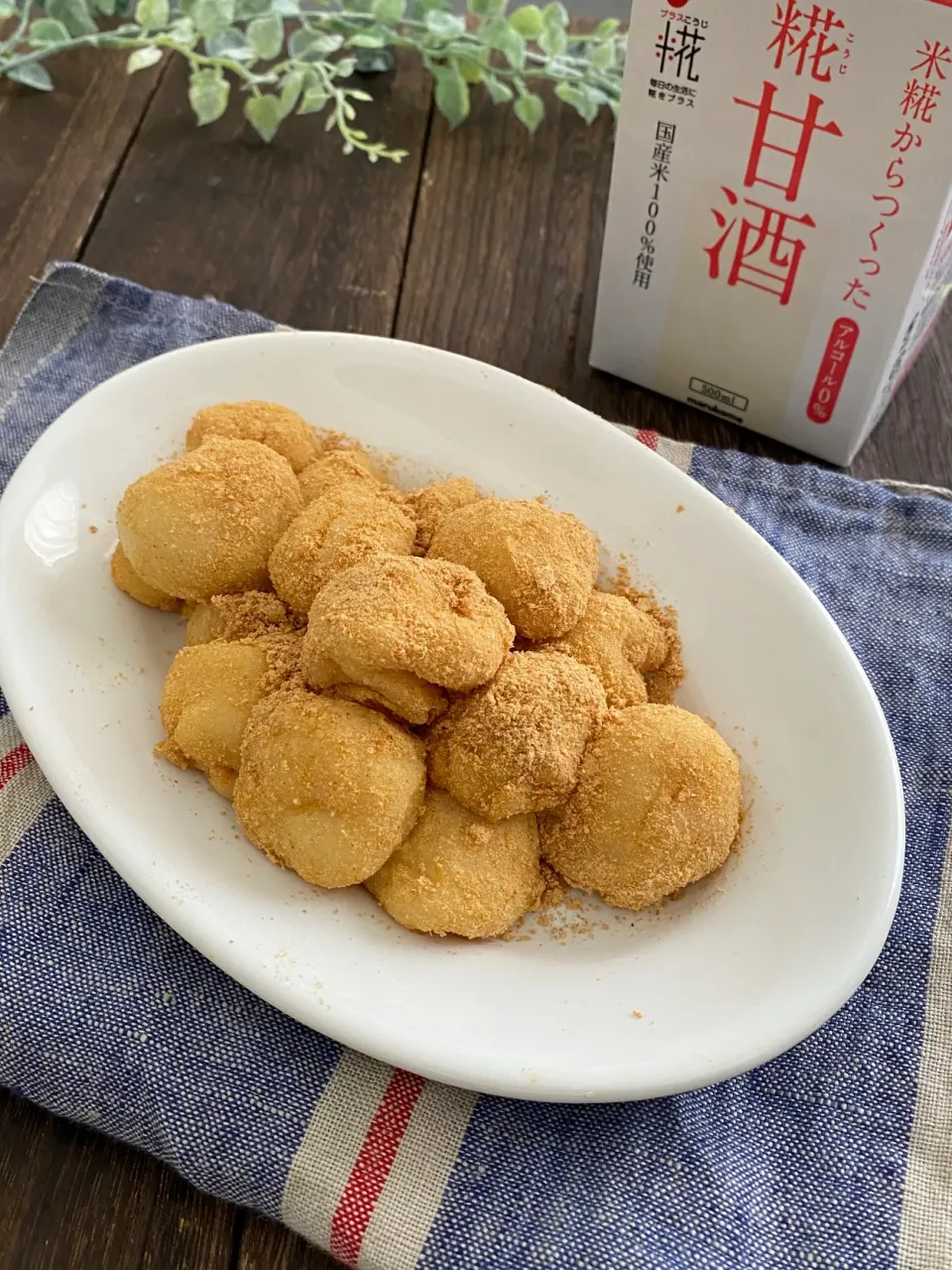 糀甘酒の豆腐きな粉餅|ちぐあささん