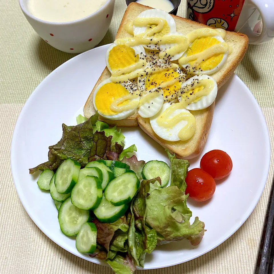 Snapdishの料理写真:たまごトースト|akkoさん