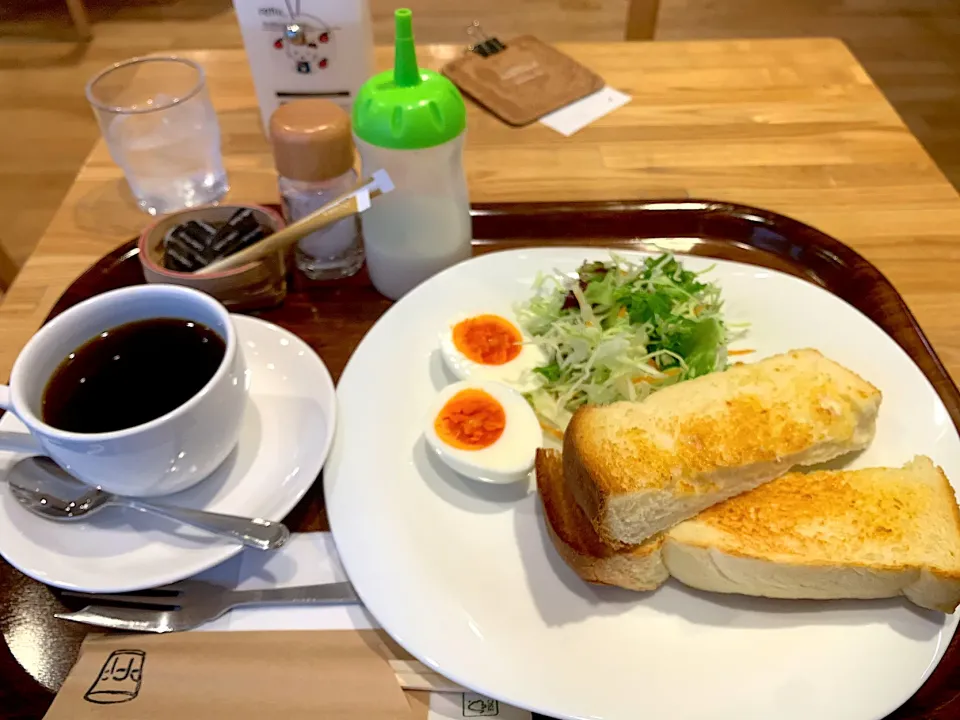 Snapdishの料理写真:モーニングセットA|みゃ〜・はつさん