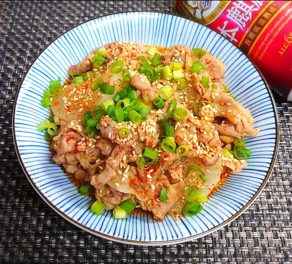 【おうち居酒屋ごはん】ご飯が進む!大根と豚肉の旨辛煮|からあげビールさん