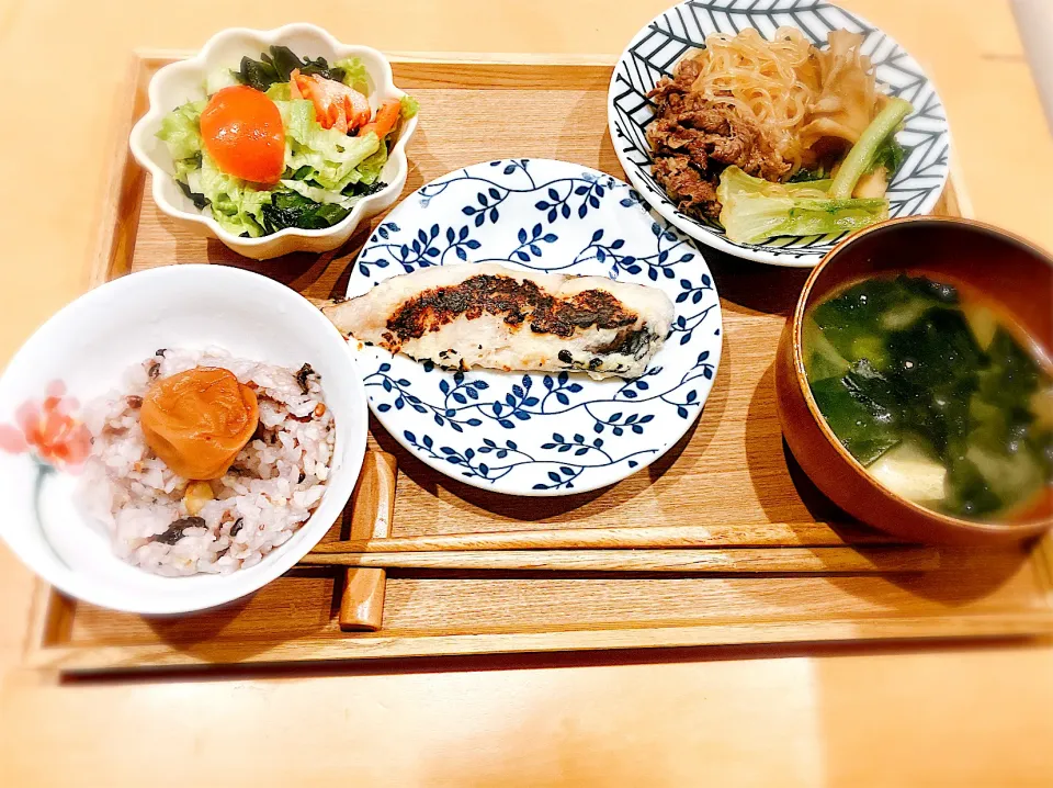 たら西京焼き・牛すき煮|kona7さん