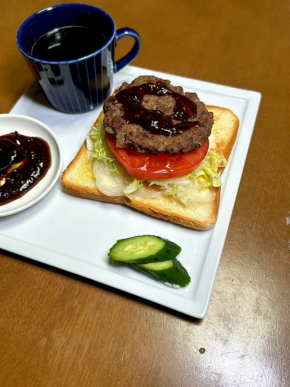 焼肉ダレを中濃に連れてってトースト|ichiさん