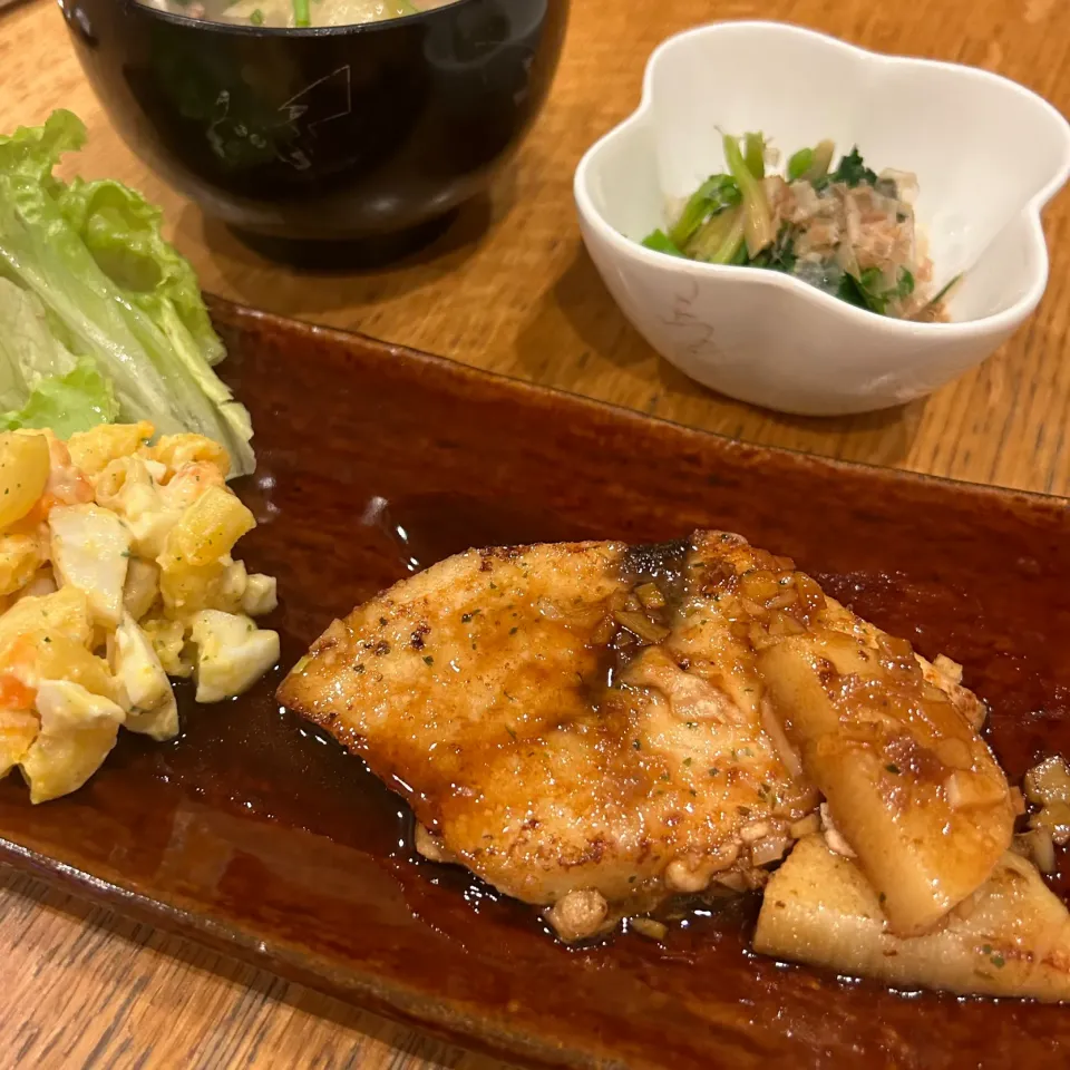 カジキマグロのバター醤油焼き|だまさん