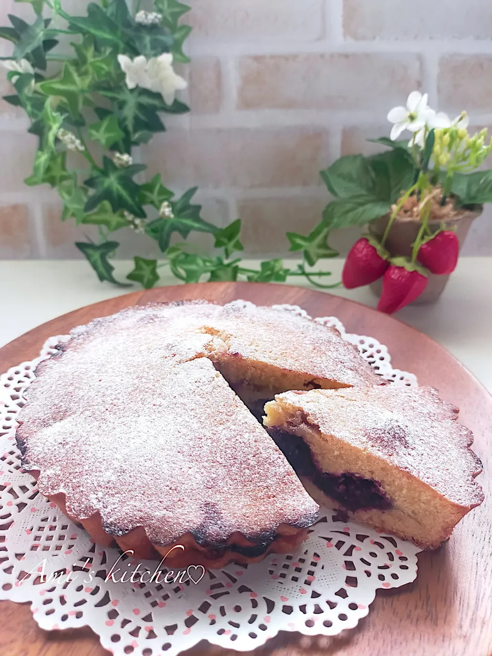 冷凍チェリーでチェリーケーキ☺️🍒|あみさん