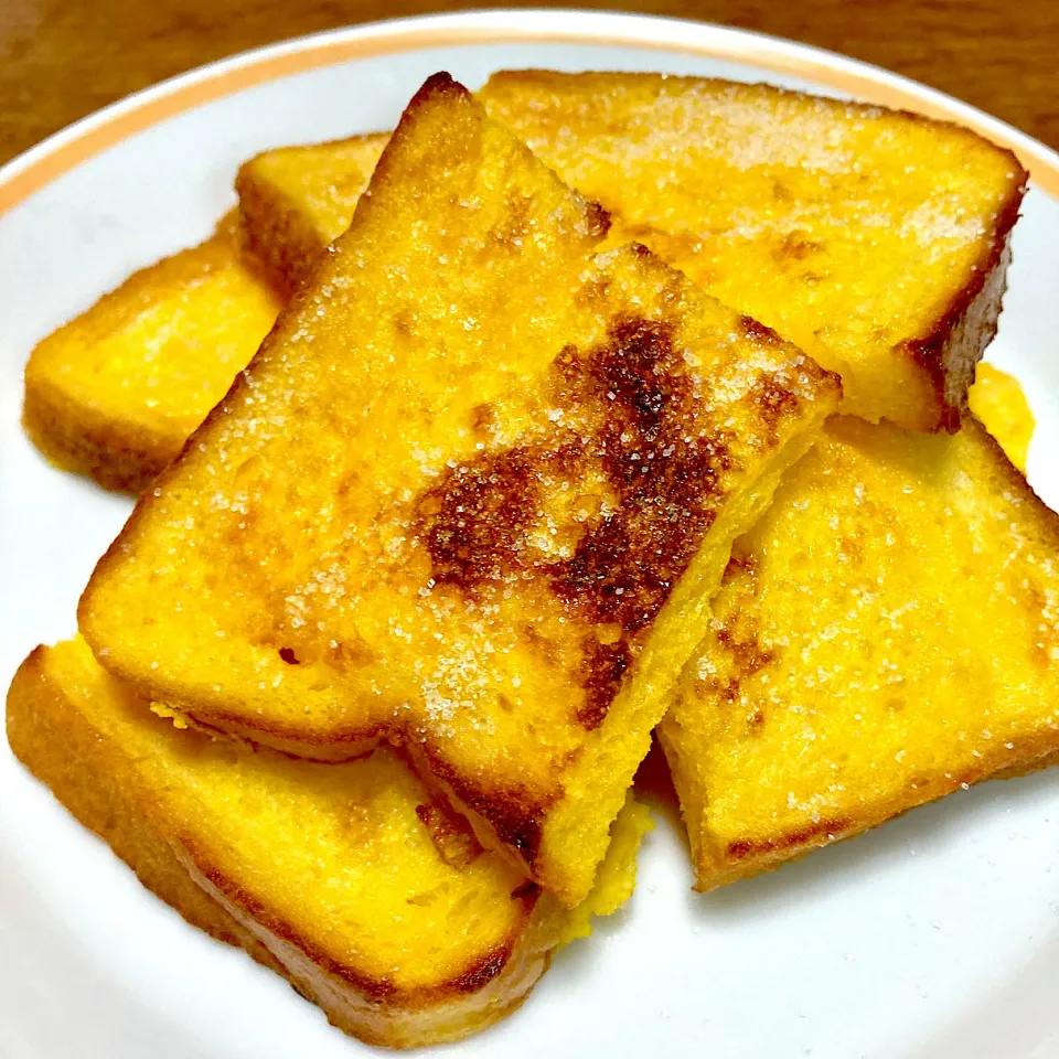 フレンチトースト🍞オーブントースターで❣️|まいりさん