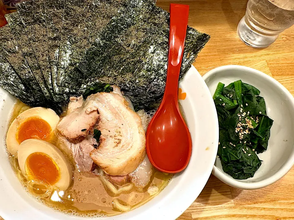 のりたまラーメン＋ほうれん草@ラーメン大桜荏田店・横浜市|らーめん好き！さん