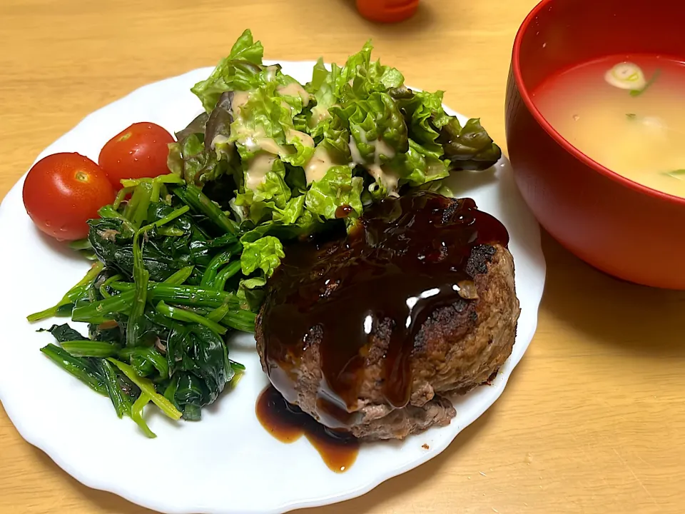 ハンバーグ❣️|チョコレートさん