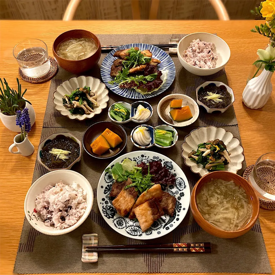 Snapdishの料理写真:糀尽くしの晩ごはん|むぎこさん