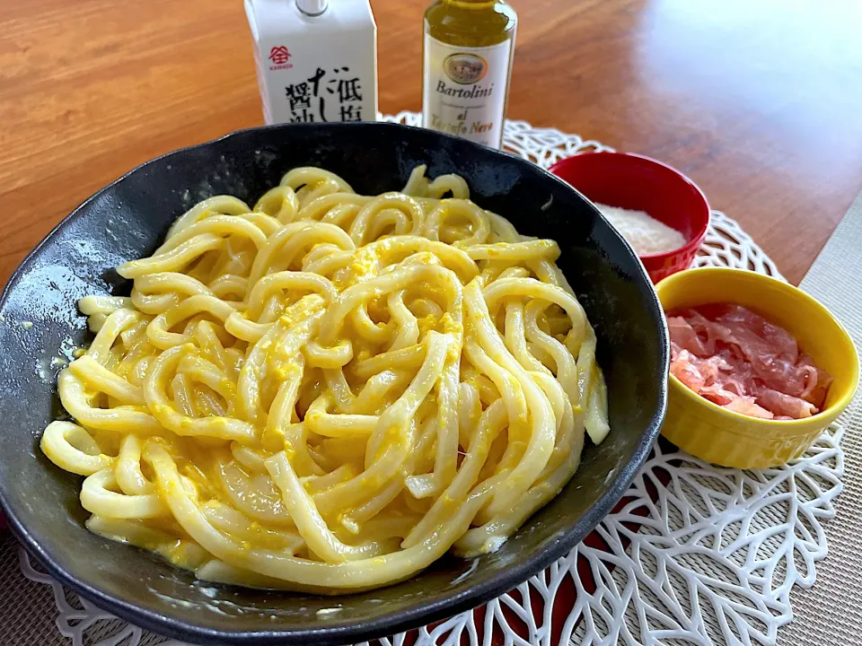 釜玉うどん|なお🅿️さん