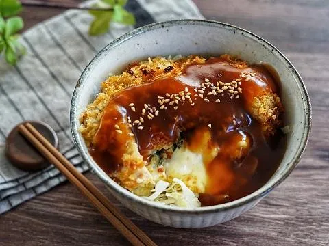 Snapdishの料理写真:昆布ぽん酢とろみあんかけミルフィーユカツ丼|ヤマサ醤油公式アカウントさん