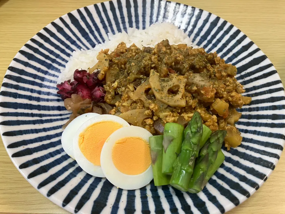 Snapdishの料理写真:ノンオイルキーマカレー|さやさん