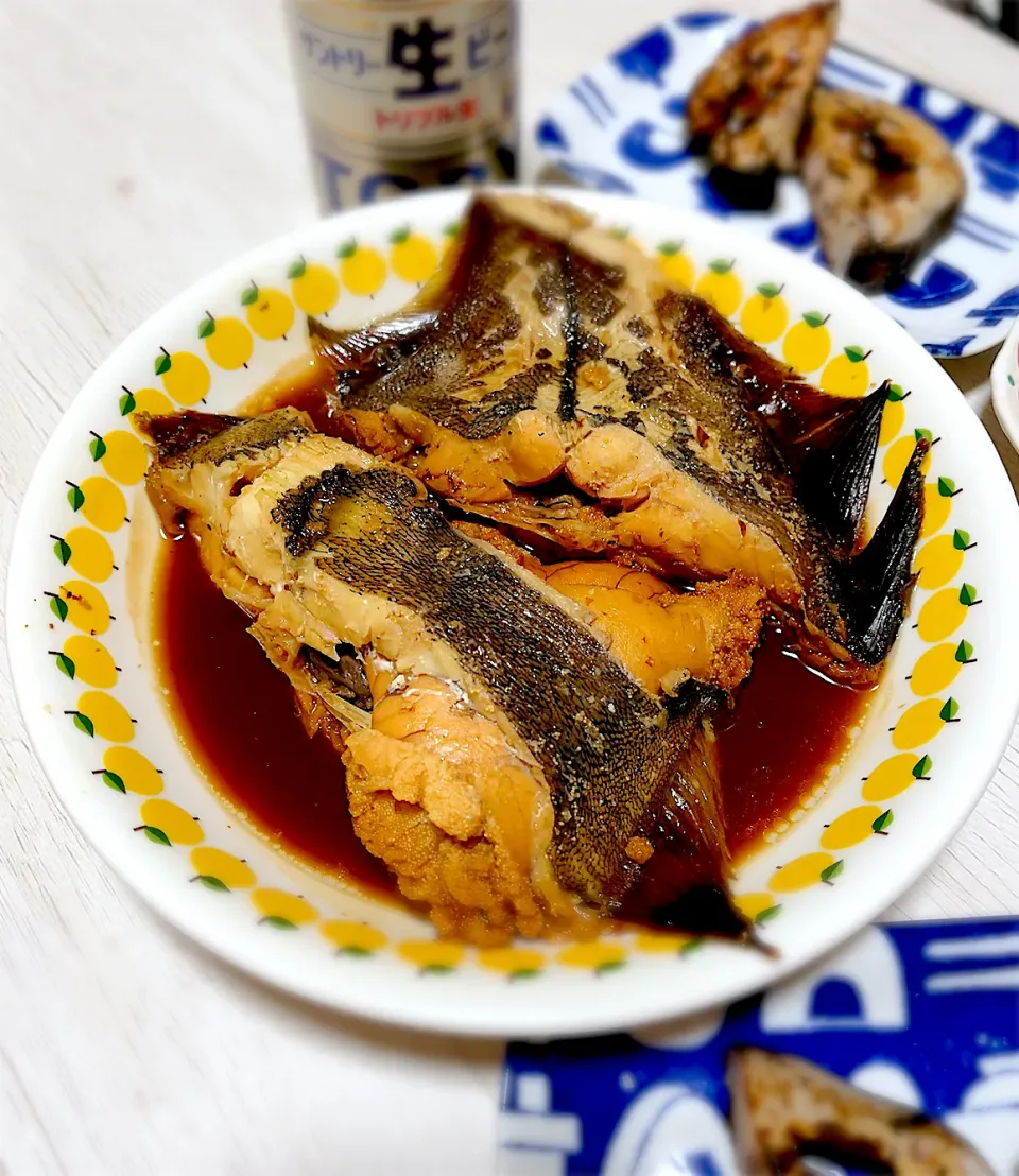 Snapdishの料理写真:カレイの煮付け|もっさんさん