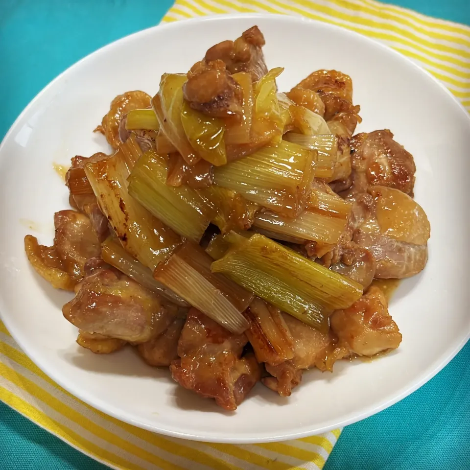 長ネギと鶏胸肉の焼き鳥風|naka.naka.777さん