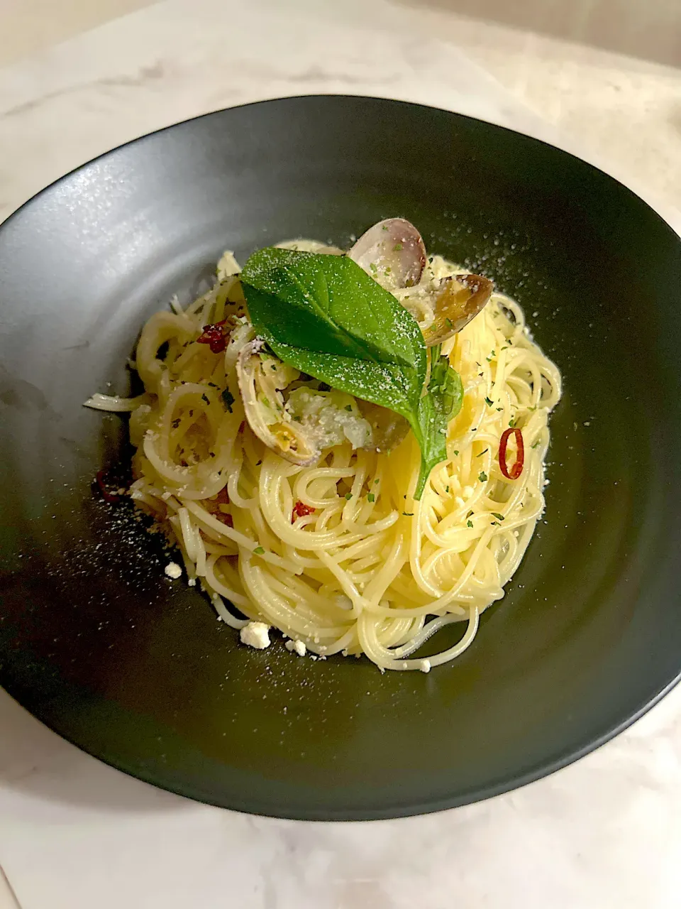 カッペリーにしかなかったので、ボンゴレ|Megさん